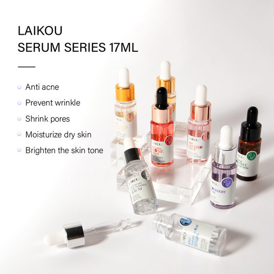 Lecco Eight Color Essence Sodium Hyaluronate Cherry Blossom Niacinamide VC Snail Essence Cross-border Supply Skin Care Products