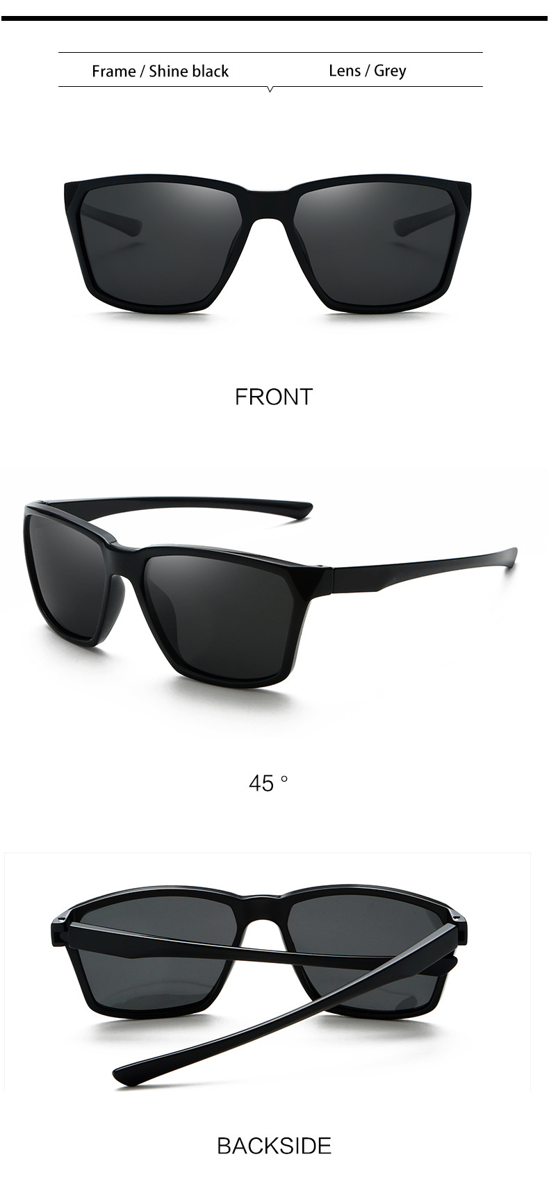 2024 Nei polariséiert Männer Sonnebrëller Europäesch an Amerikanesch grenziwwerschreidend Sonnebrëller Sport Vëlosbrëller TR90 Faarfännerend Brëller Grousshandel_voghion.com