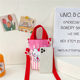 Fashion New Children's Bag Cute Girl Large Capacity Water Cup Canvas Bag High Beauty Value Baby Shoulder Crossbody Bag