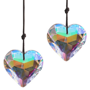suncatcher Crystal peach prism pendant lighting pendant sun catcher prism hanging decoration Rainbow