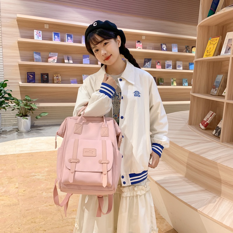 2024 New Fashion large backpack waterproof middle school student schoolbag casual trendy backpack wholesale