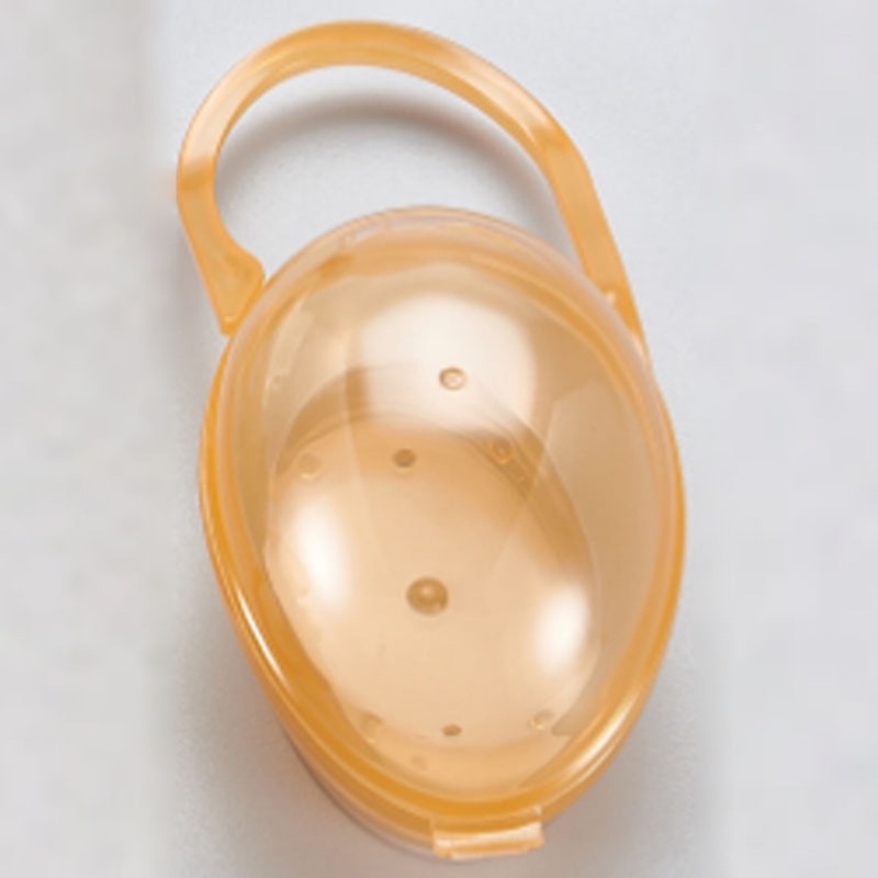 メーカー直販の新型抗菌乳児が乳首をなだめるナノ色のシリコン乳首携帯ケースセットの紛失防止チェーン|undefined