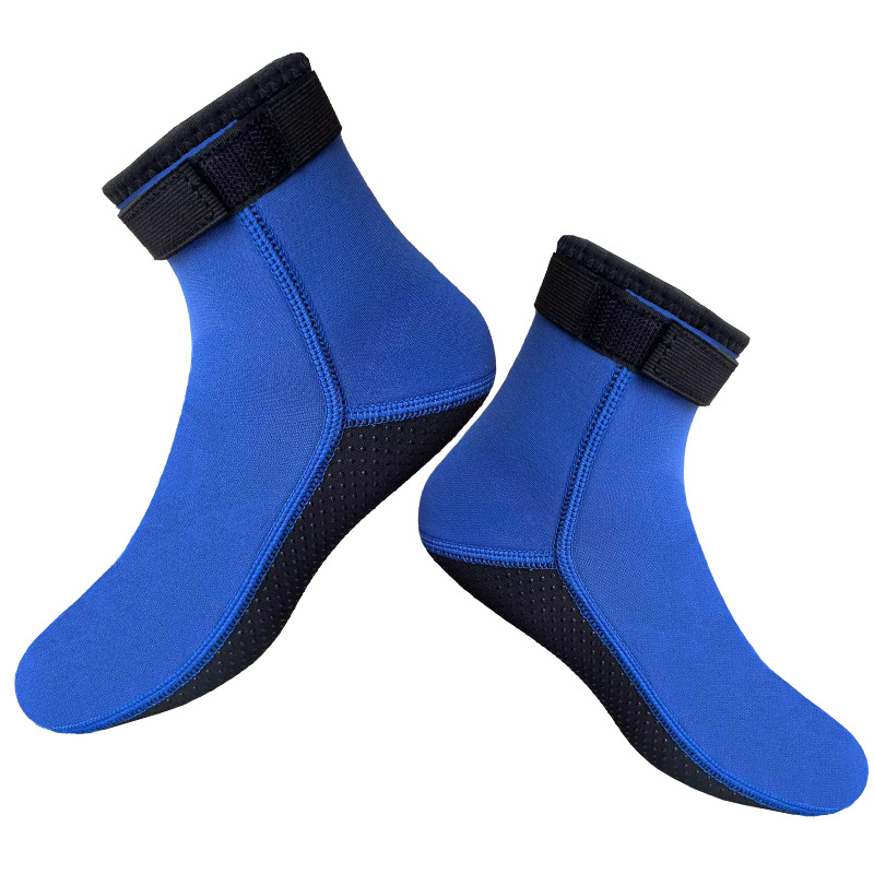 Diving socks cold-proof 3mm super elastic winter swimming non-slip diving flippers wear-resistant ankle protection socks extra large diving socks