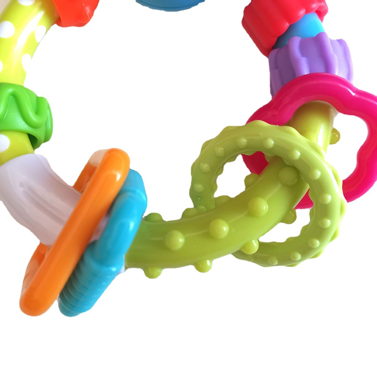 Lucky baby baby new BB stick baby holding toy holding molars bat baby holding Bell tooth glue