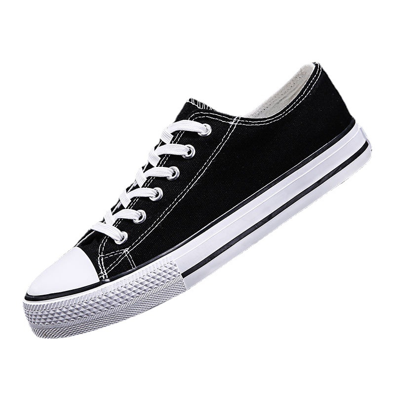 Canvas Shoes Men's Spring and Autumn New Couple's Trendy Harajuku Vintage Men's Casual Shoes Low-top All-match Student Sneakers