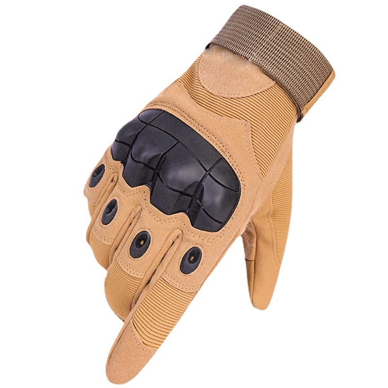 Half finger full finger gloves men's hard shell outdoor sports motorcycle riding gloves fitness training protective tactical gloves