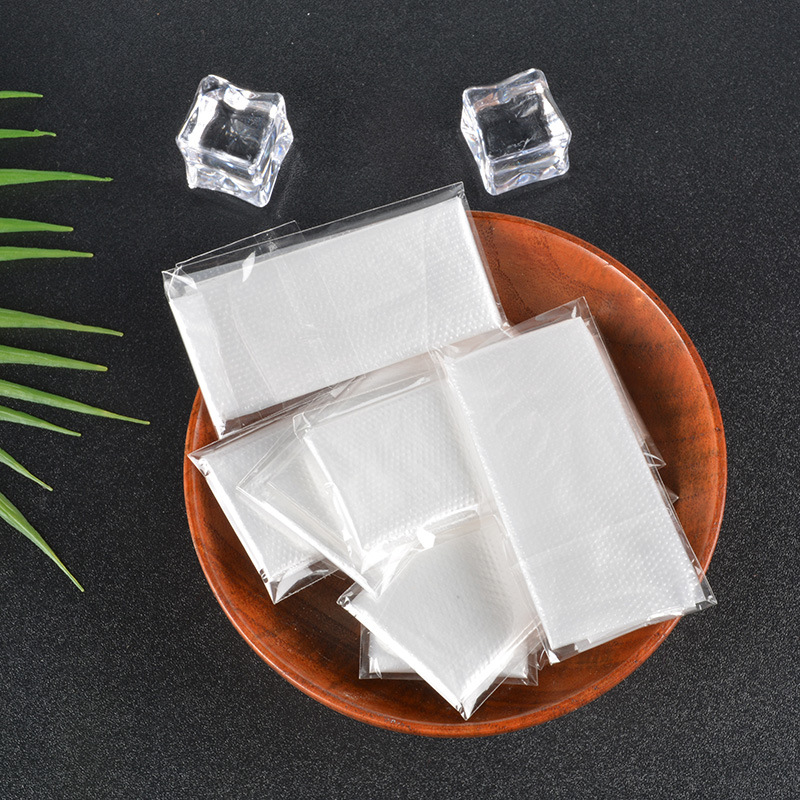Disposable individually packaged gloves catering transparent 2 pe plastic fried chicken lobster take-out packaging wholesale