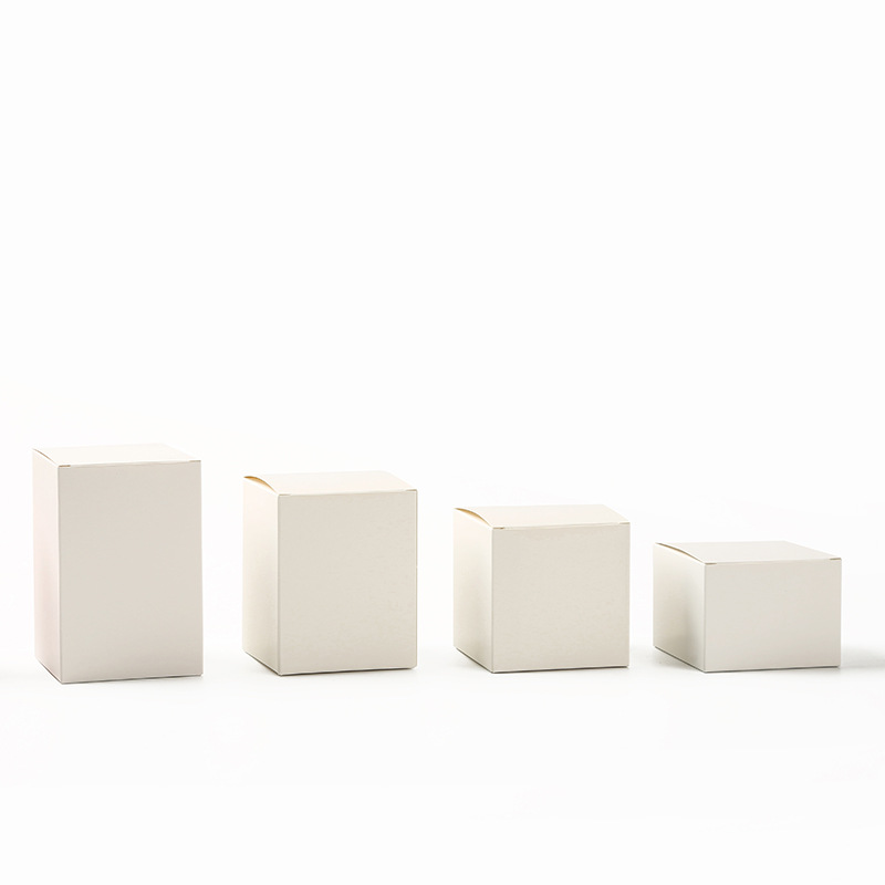 Spot universal folding Kraft paper box rectangular electronic digital packaging box jewelry cosmetics white cardboard box