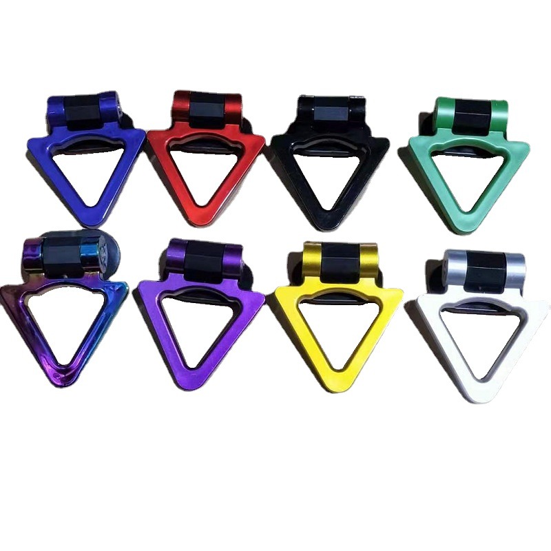[Factory Wholesale] Auto Supplies Modified Front Bar Trailer Hook Plastic Adhesive Trailer Hook Triangle Decoration
