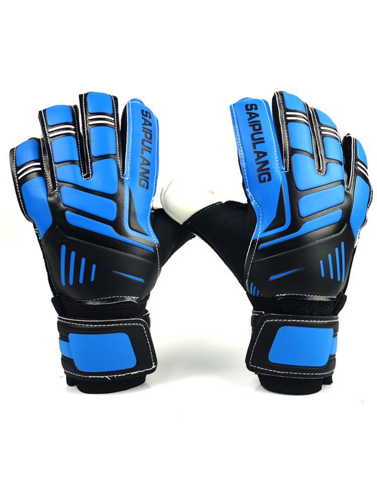 Adult football goalkeeper gloves thickened latex goalkeeper training gloves printed logo factory direct sales