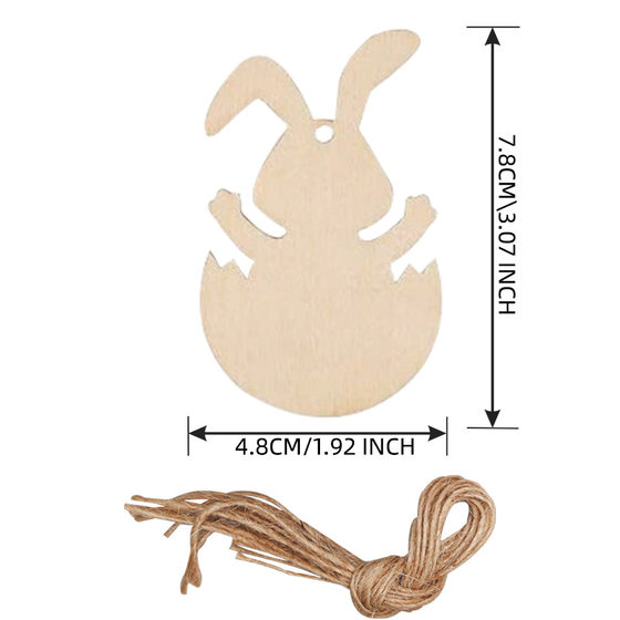 Christmas pendant home decoration supplies wood crafts creative carving wood Christmas tree hanging ornaments wholesale
