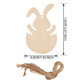 Christmas pendant home decoration supplies wood crafts creative carving wood Christmas tree hanging ornaments wholesale