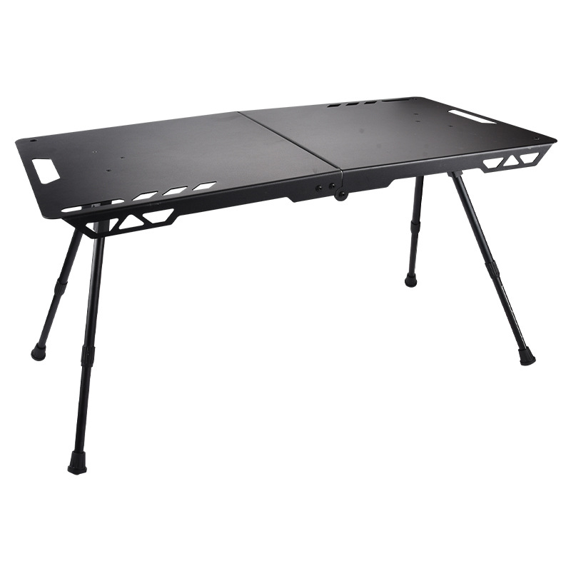 Outdoor folding table tactical table igt folding aluminum alloy outdoor portable camping ultra-light quantitative adjustable