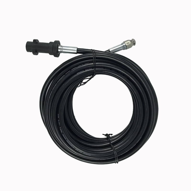 Household sewer pipe dredging cleaning pipe for K series high pressure cleaning machine water gun