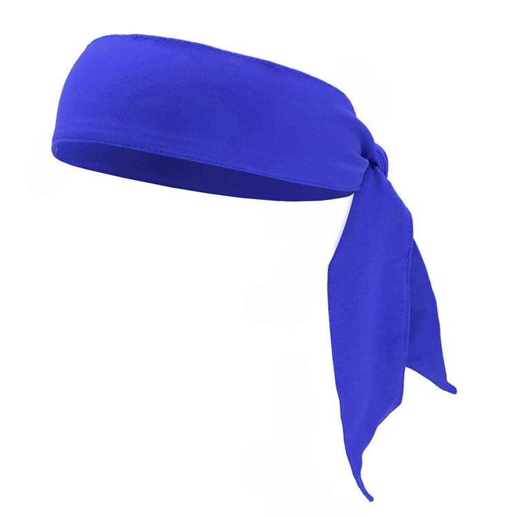 Men's and Women's Sports Hair Band Sweat Absorbent Headband Breathable Quick-drying Hair Band Solid Color Tennis Headband Strap Pirate Headband