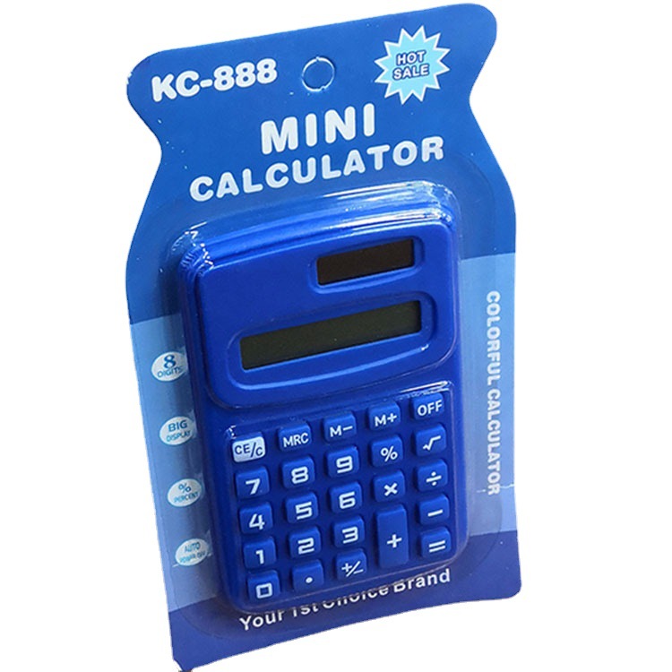 Color 888 cute mini student calculator gift LOGO advertising cross-border computer portable exam dedicated