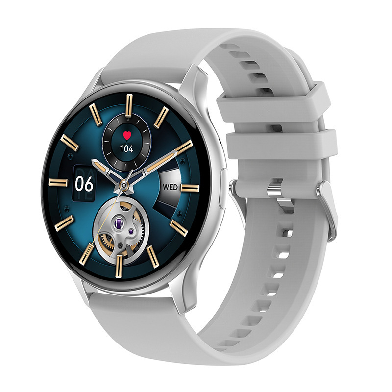 HK89 Bluetooth talk Smart Watch heart rate blood pressure NFC weather Music multi sport smart watch AMOLED