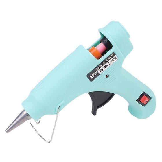 Hot melt glue gun 20W mini hot melt gun factory wholesale hot melt glue gun glue stick handmade children DIY glue gun