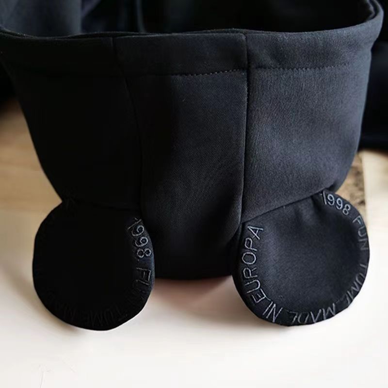2023 spring and autumn early spring mid-length 190g fleece-lined top outer suit trendy embroidered loose all-match women's sweater