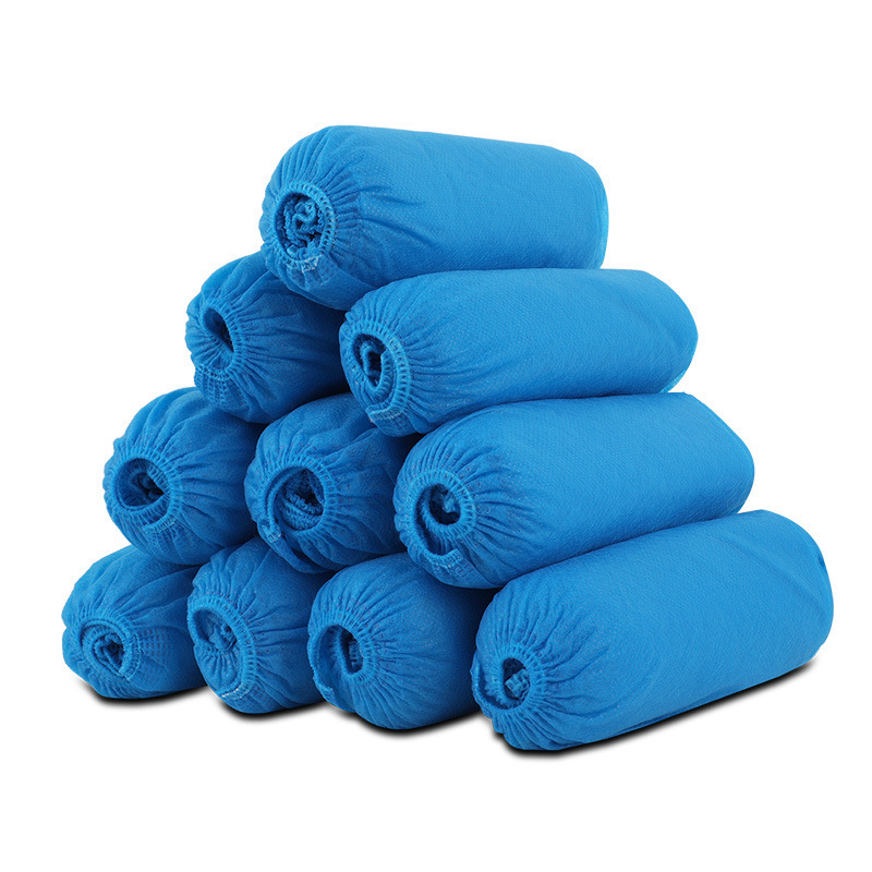 Spot wholesale disposable 30g non-woven shoe cover dustproof non-slip thickened 100 disposable foot cover