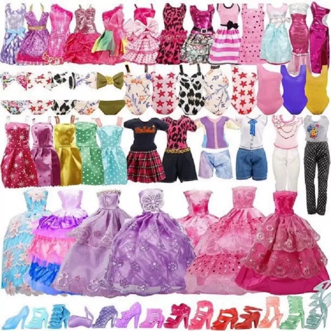 Cross-border Yi Sweet Barbie Doll Clothes Doll Accessories Girls Toy BJD30 cm Doll Clothes Accessories