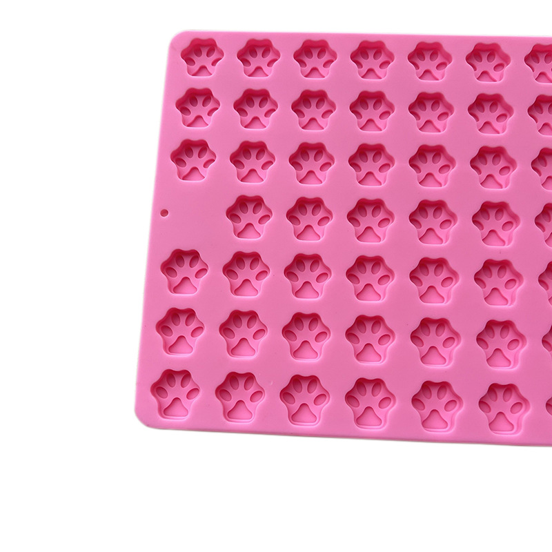 69 Lattice Cat's Claw Silicone Mold Chocolate Dog Cookies Ice Lattice Jelly Multifunctional DIY Baking Cake Mold