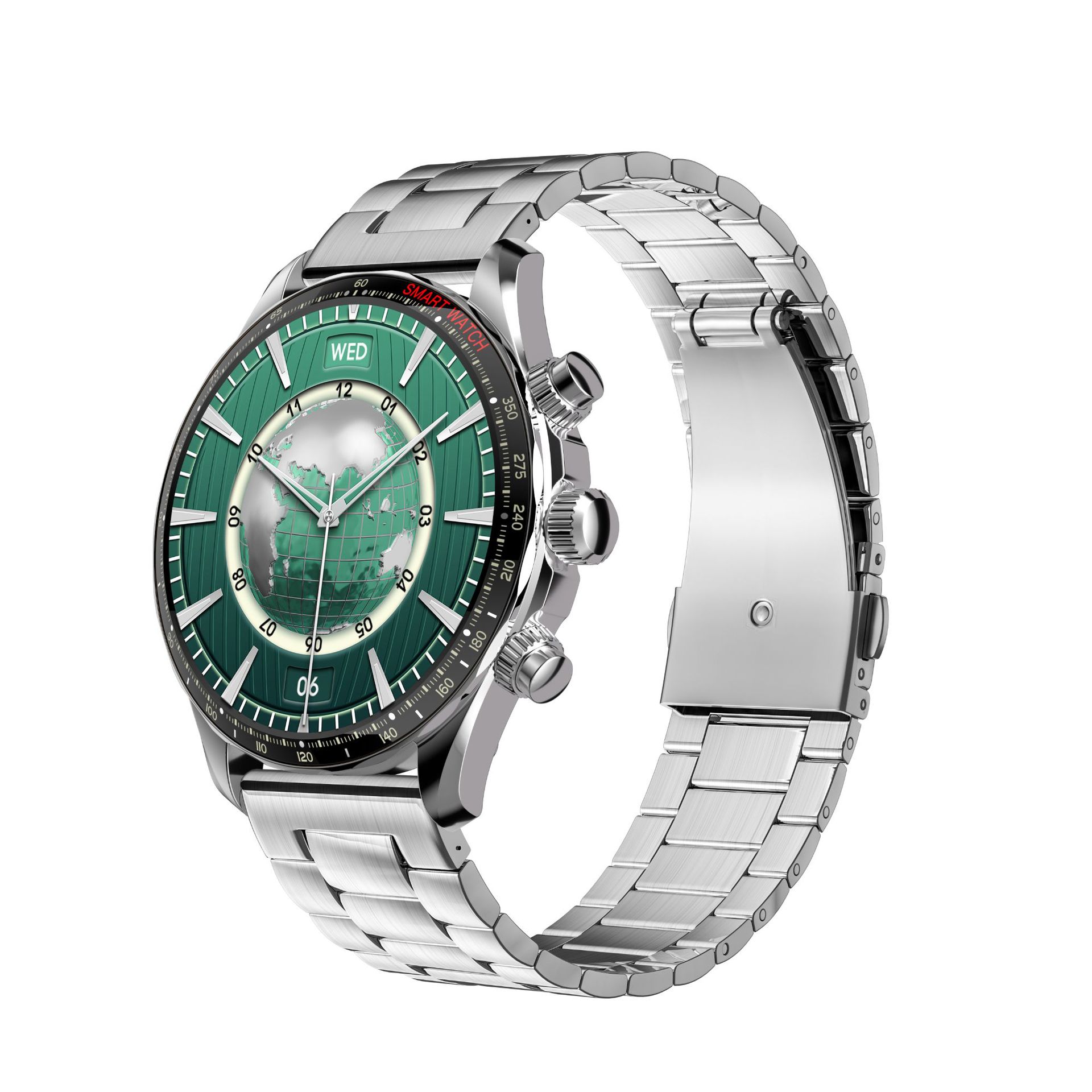 Cross-border Y99 smart watch compass 1.43AMoled real blood oxygen traditional Bluetooth music watch strap call
