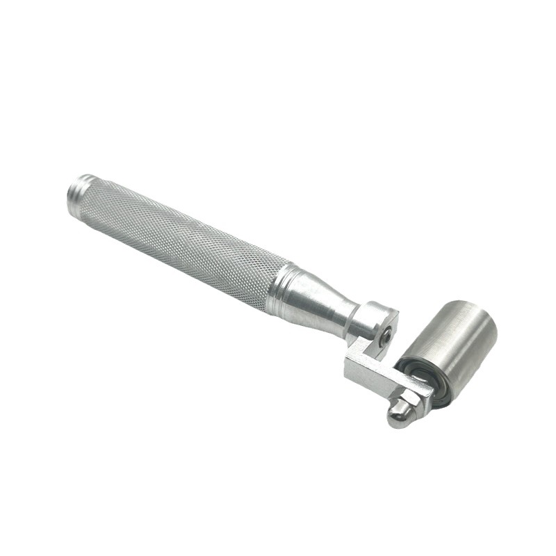 Home wallpaper wallpaper stainless steel wallpaper construction tools joint flat pressure wheel roller with bearing 4cm