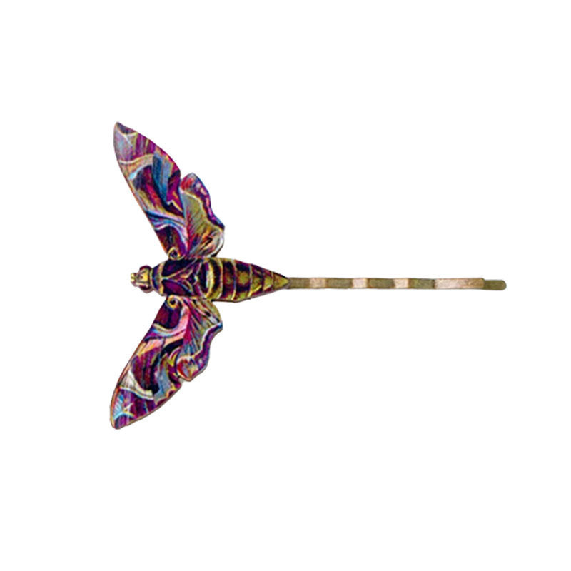 Cross-border Animal Style Wooden Craft Animal Dragonfly Butterfly Hairpin Hair Decoration Gift Hairpin