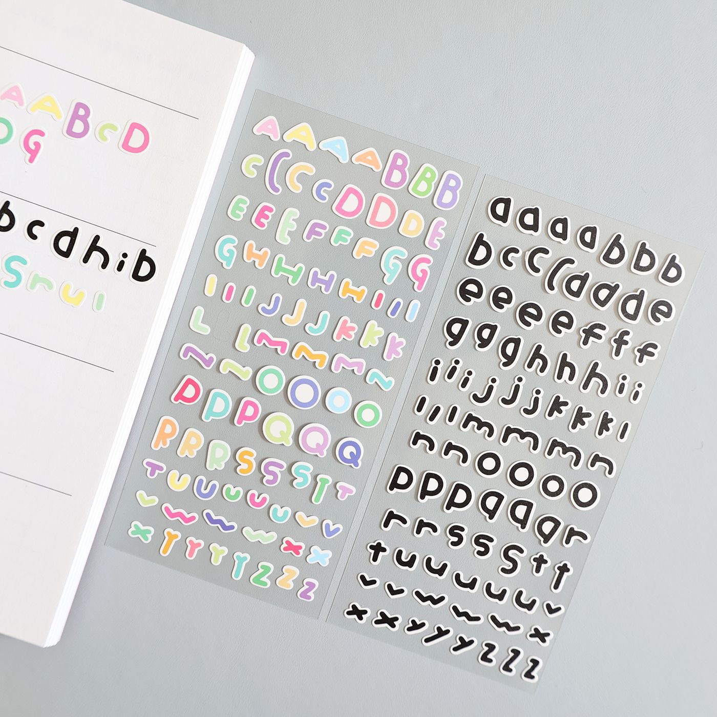 INS new letter material stickers cute DIY Goka hand account stickers decorative stickers