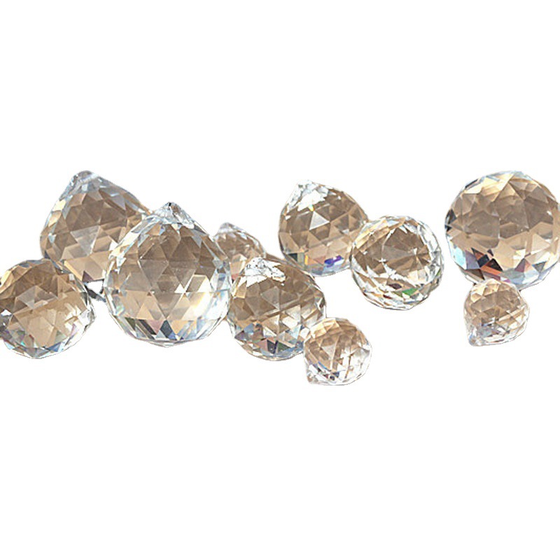 K9 crystal lighting ball bead curtain crystal ball lighting accessories 20.30.40.50.60.70.80.100mm pendant