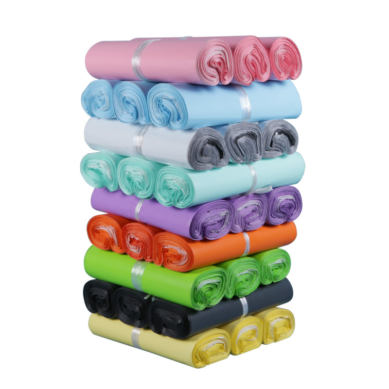 Express packaging bag color waterproof packaging bag new material e-commerce express bag thickened logistics express bag wholesale