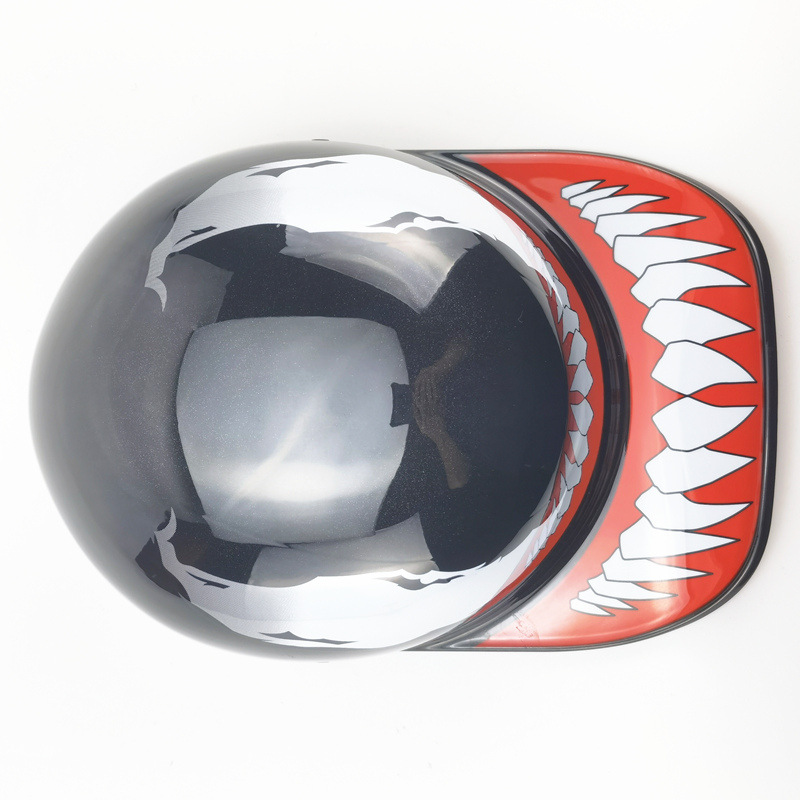 Cross-border Foreign Trade Version Retro DS Bandit Personality Baseball Hat Helmets Riding Helmets Duck Tongue Ski Helmets