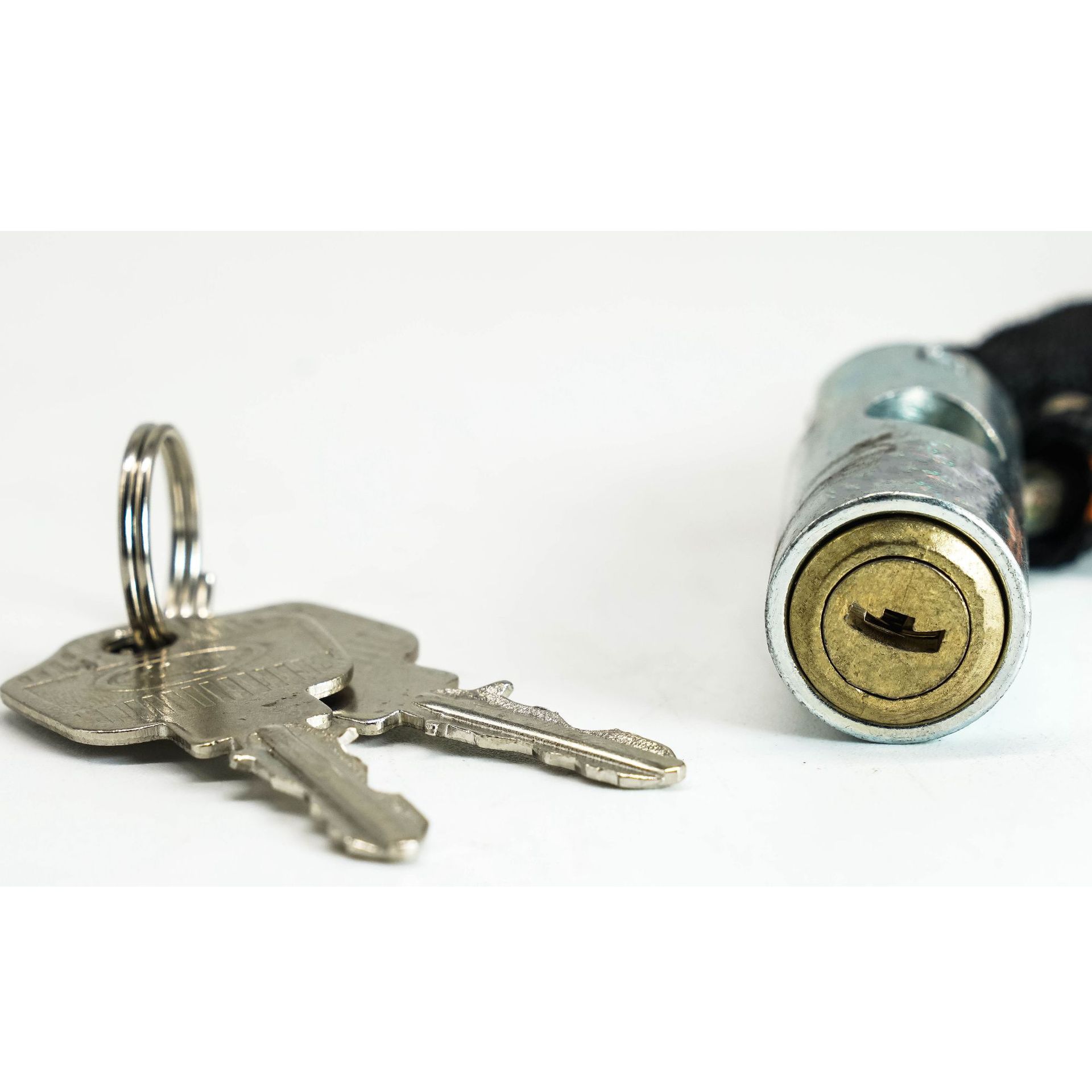 Cloth chain lock 8# wholesale chain lock cloth chain lock bicycle motorcycle anti-theft lock copper core round head chain lock