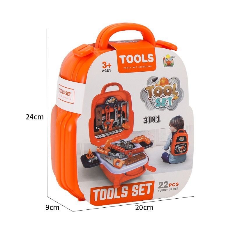 Children's Backpack Toy Demolition and Repair New Products Boys Toys Play Home Repair Tools Toy Set
