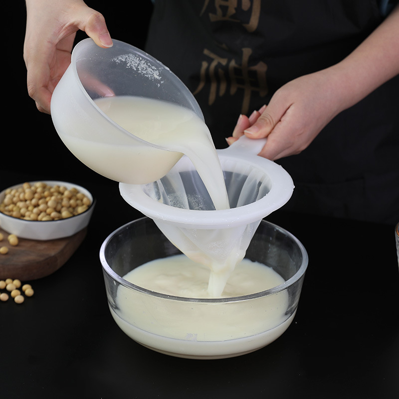 Kitchen Soymilk Filter Screen Baby Food Juice Red Wine Colander Oil Grid Household Filter Residue Artifact Wholesale