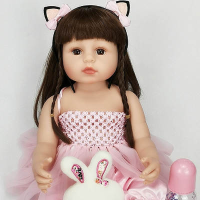 Reborn doll simulation baby 22-inch 55cm full silicone doll cross-border supply Amazon wish