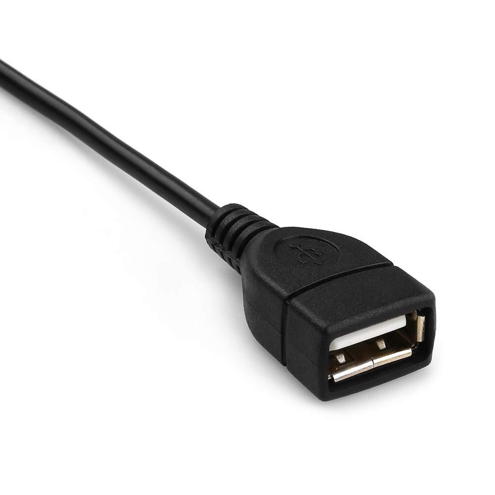 White and Black USB Male to Female Extension Cord with 501 Button Switch USB Cord USB Switch Charging Cord LED Strip Cord