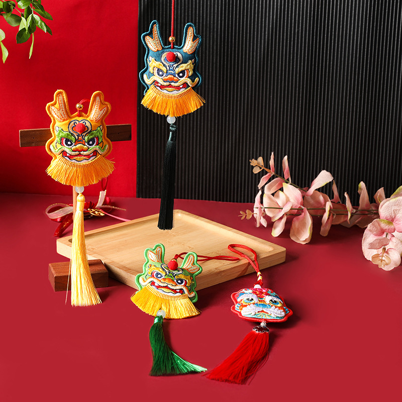 Ancient embroidery Dragon year sachet pendant creative national fashion sachet ornaments tassel Design National style children sachet ornaments