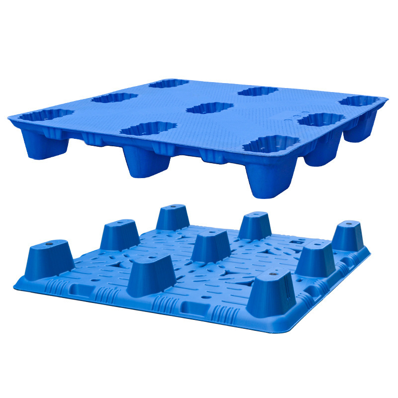 プラスチックパレットプレート九脚厚さブロー成形プラスチックパレットフォーク板防湿ボードプラスチックパレット卸売り|undefined