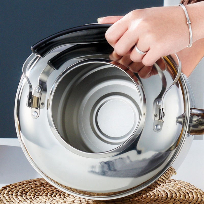 304 stainless steel kettle sound whistle gas household induction cooker large capacity Zhongbao hot water kettle manufacturer