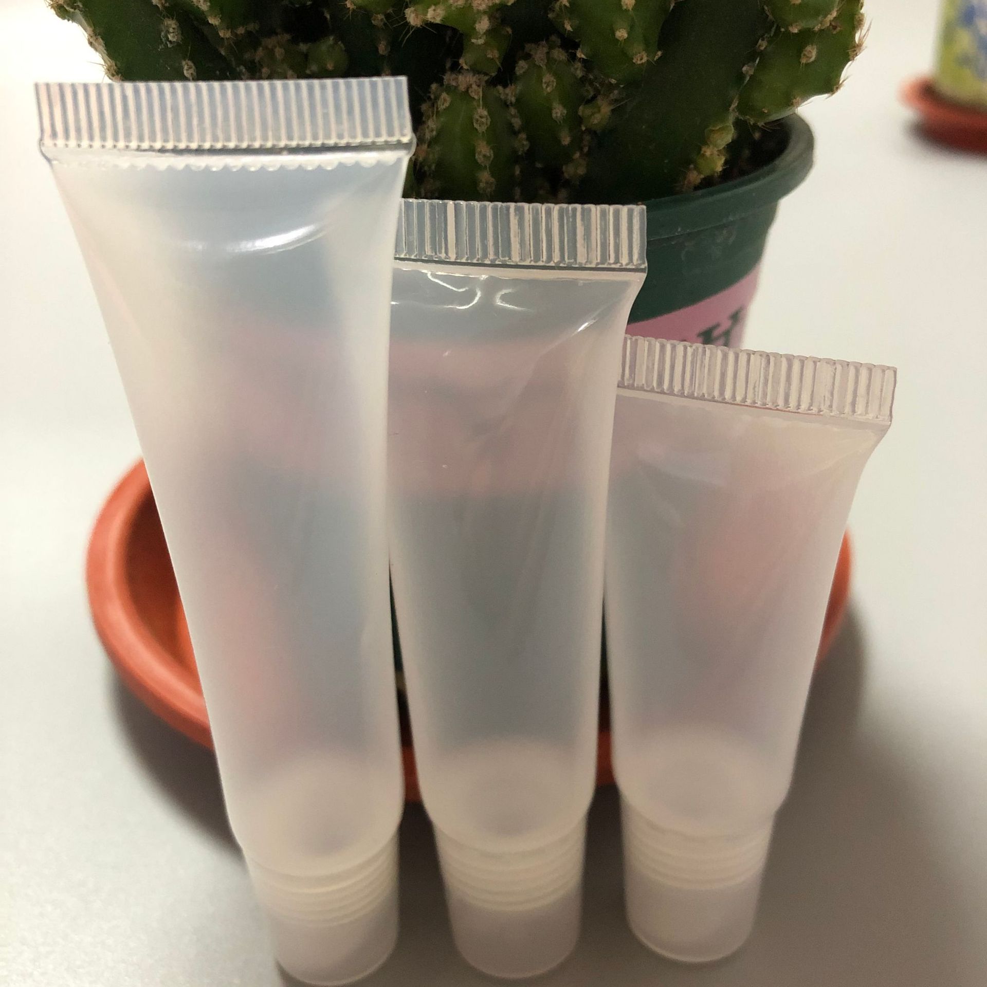 Spot hose transparent lipstick tube oblique lip glaze lip gloss lip cosmetic packing hose glue pigment hose