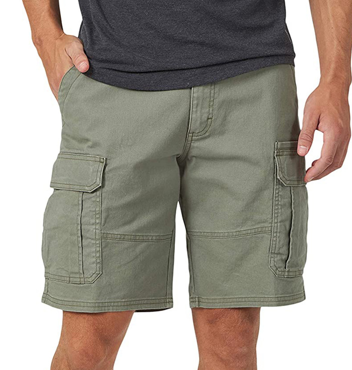 2023 Amazon new men's pocket casual overalls fifth pants (10 colors 9 yards in stock)