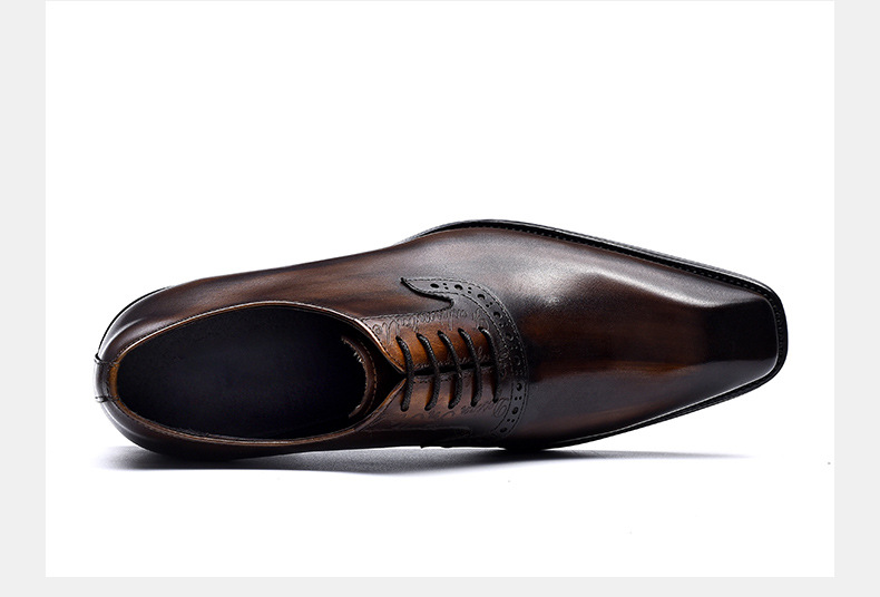 37-46 Handgefertigte Lederschuhe Herren Oberschicht Rindsleder Business Kleid Echtleder Brock Carved British Retro Hochzeitsanzug Schuhe_voghion.com