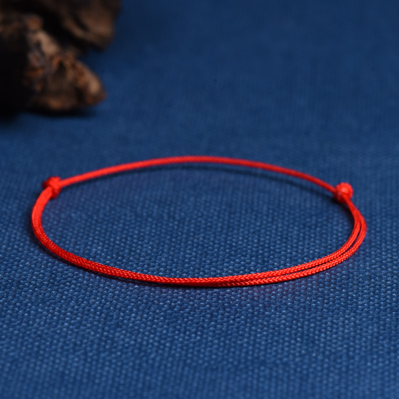 Handmade Woven Red Rope Bracelet Simple Benmingnian Bracelet Kneels New Arrival Rope Set Ethnic Style All-match