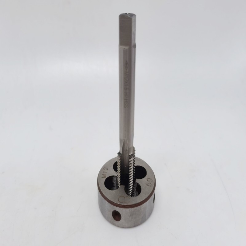 Tap die 2 pieces suit high speed steel straight groove tap alloy tool steel die M3-M30 thick and thin teeth wholesale