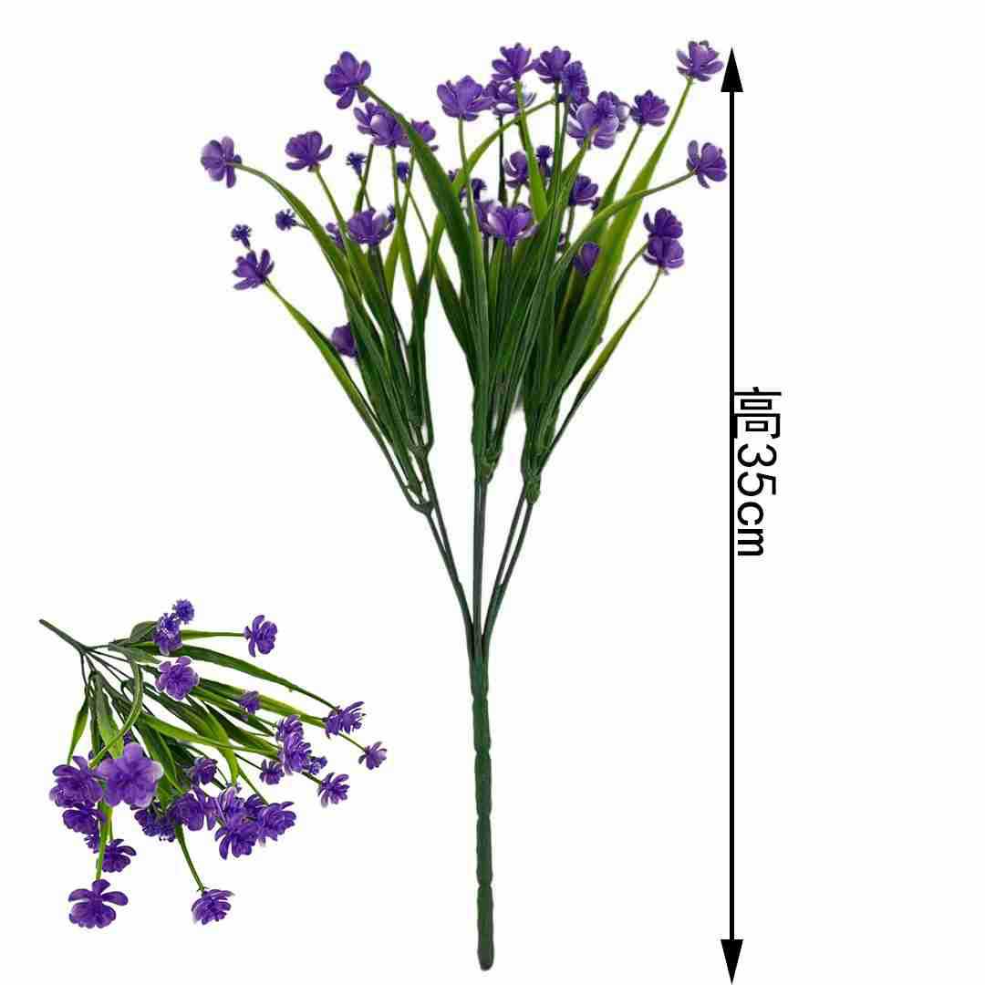 Simulation Green Planting 7 Fork Spring Grass Camellia Gympani Camellia Interior Decoration Simulation Fake Flower Ornaments Props Potted Flower