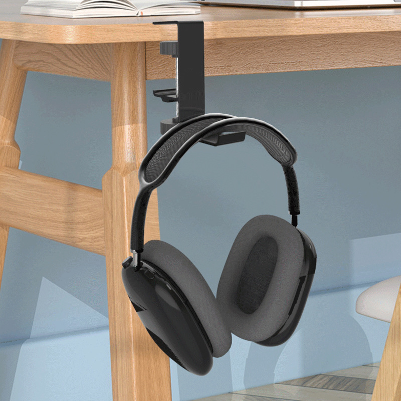 Headset Hanger Aluminum Alloy Headset Hook Internet Bar Desktop Headset Clip Hook Household Items Hanger