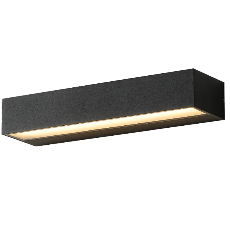 Cross-border outdoor long wall lamp waterproof Villa courtyard exterior wall lamp outdoor wall lamp balcony terrace signboard wall washing lamp
