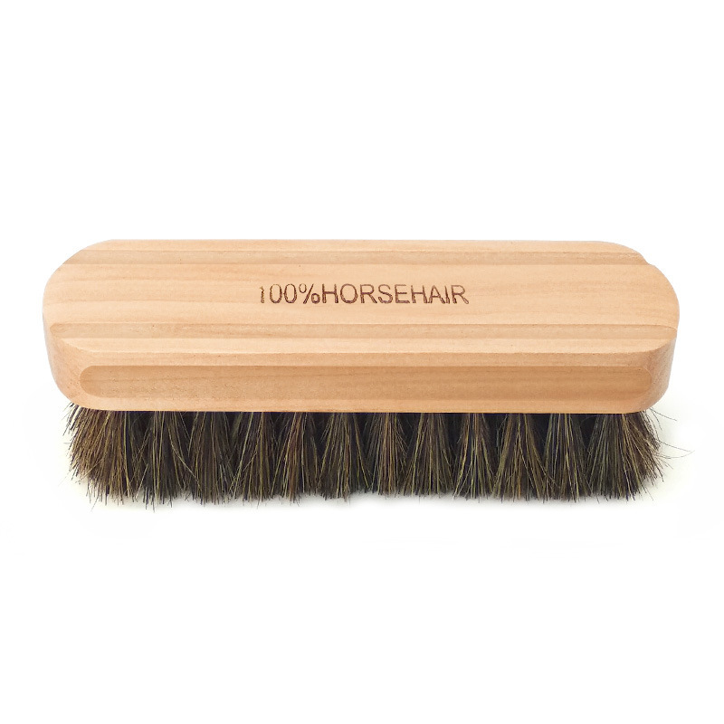 Medium horse hair brush care brush shoe brush bristle oil polishing dust removal care cleaning dust removal brush manufacturer